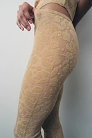JACQUARD KNIT LEGGINGS