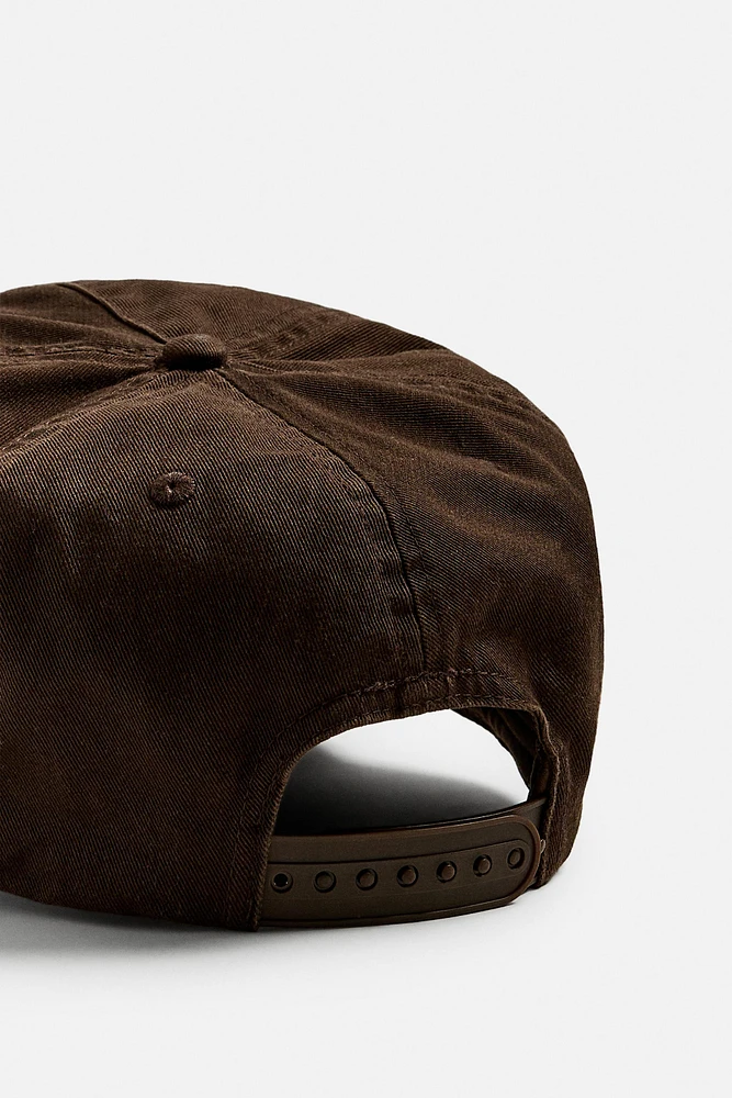 WASHED PRINT CAP