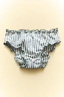 CHILDREN’S STRIPED RUFFLED BEACH BIKINI BOTTOMS