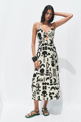 ROBE AJOURÉE IMPRIMÉE