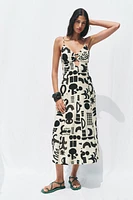 ROBE AJOURÉE IMPRIMÉE