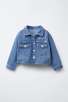 VESTE EN DENIM BRODERIE LILO & STITCH © DISNEY