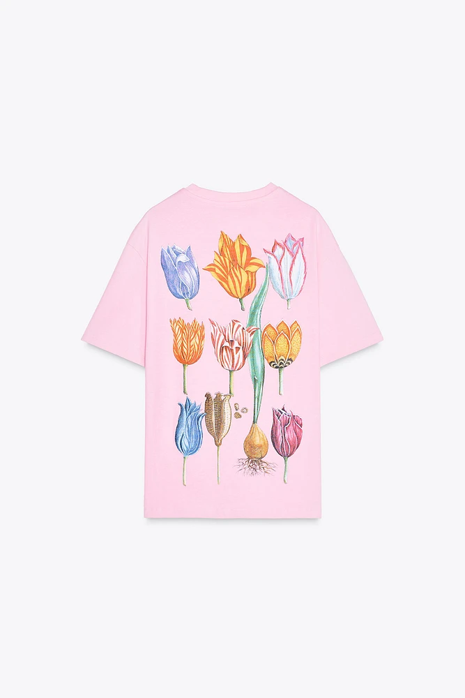 EMANUEL SWEERT FLORAL PRINT T-SHIRT