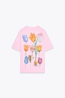 EMANUEL SWEERT FLORAL PRINT T-SHIRT