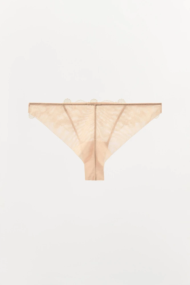 CULOTTE MESH BRODÉE