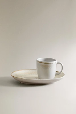 TASSE À CAFÉ ET SOUCOUPE