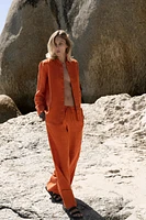 100% LINEN PALAZZO PANTS ZW COLLECTION