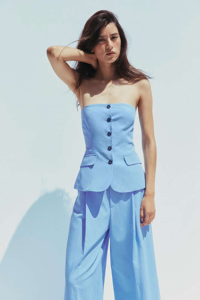TOP GILET BUSTIER