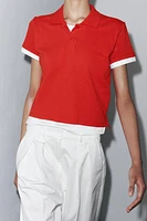 COMBINATION POLO TOP
