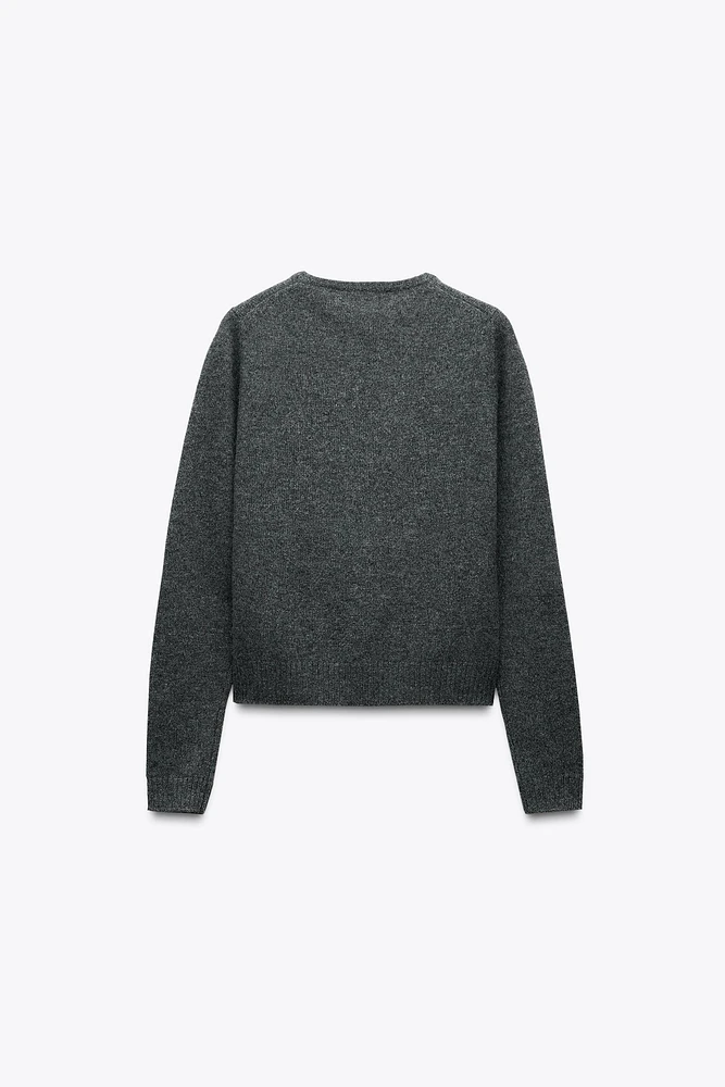 BASIC 100% WOOL SWEATER
