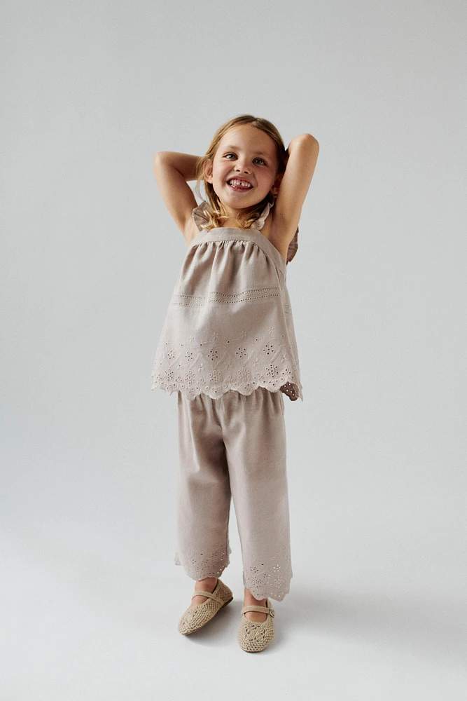 EMBROIDERED CULOTTES