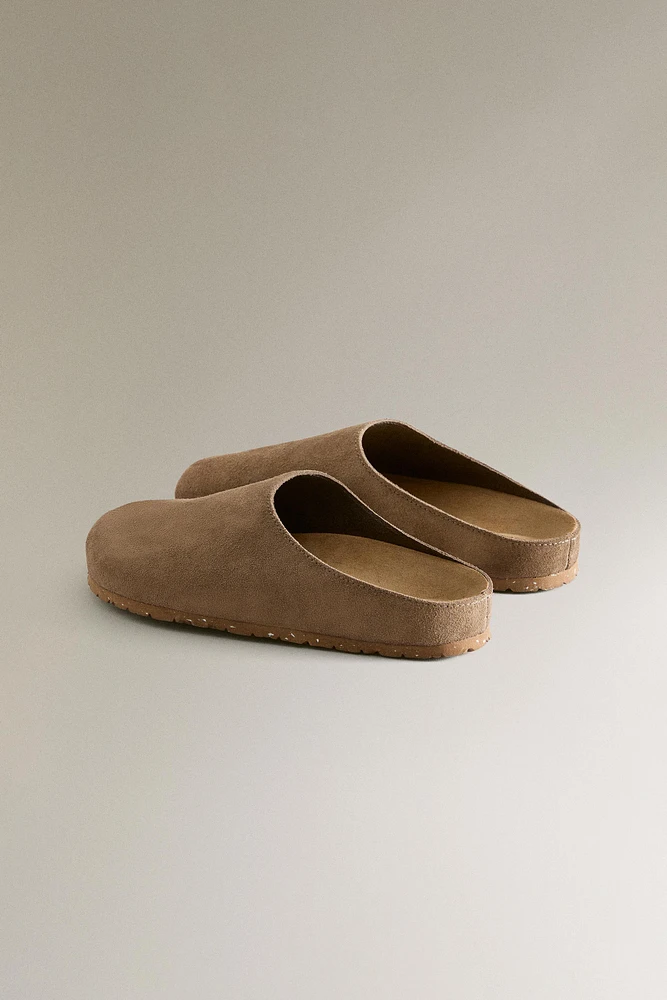 MINIMALIST LEATHER CLOGS