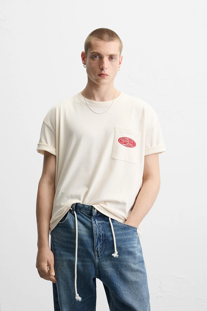 T-SHIRT À IMPRIMÉS BIMATIÈRE