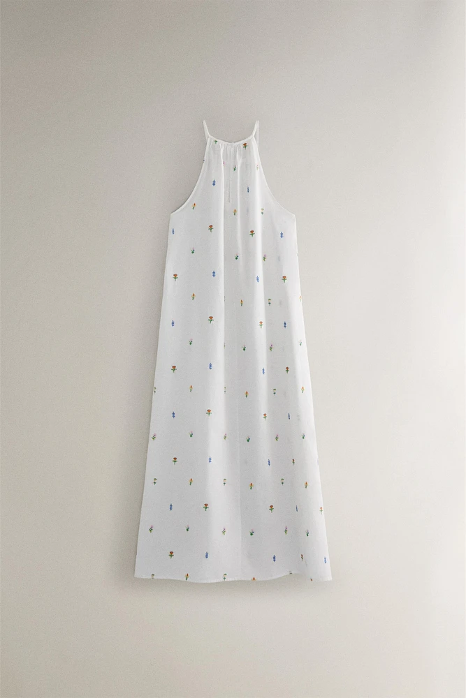 CHEMISE DE NUIT COTON MINIFLEUR