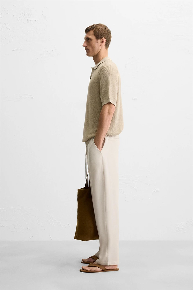 RELAXED FIT LYOCELL PANTS