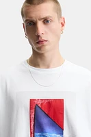 PRINTED PATCH T-SHIRT
