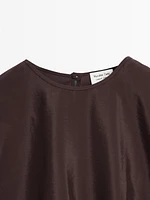 Chemise satinée fendue - Limited Edition