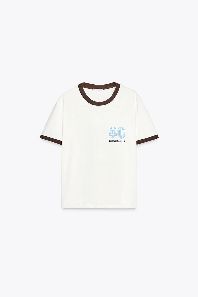 BRIGHT PRINT T-SHIRT