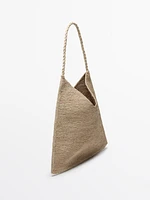 Sac cabas en raphia