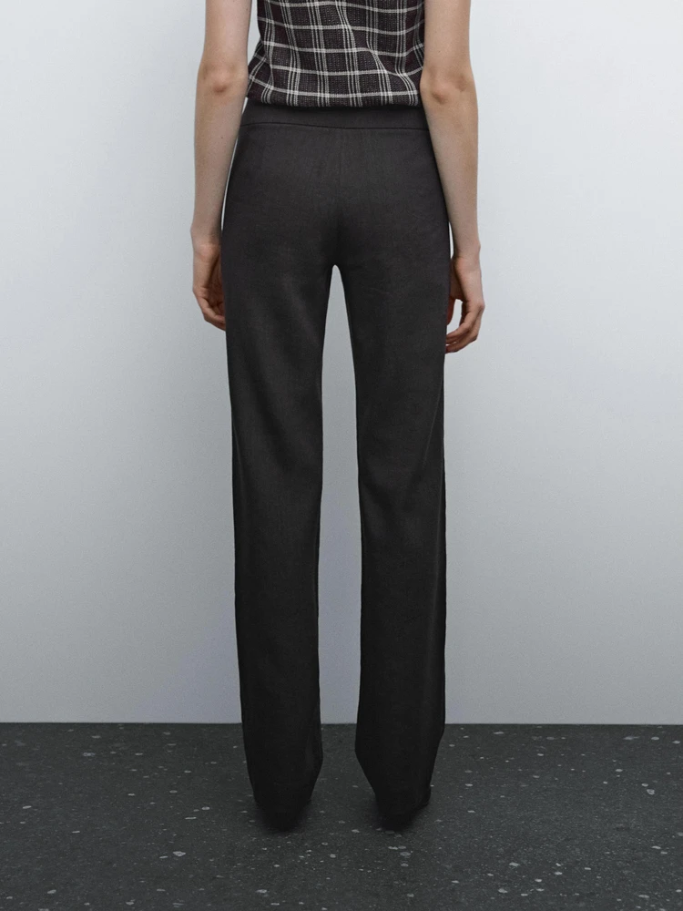 Pantalon flare stretch