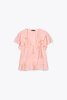 RUFFLED BLOUSE