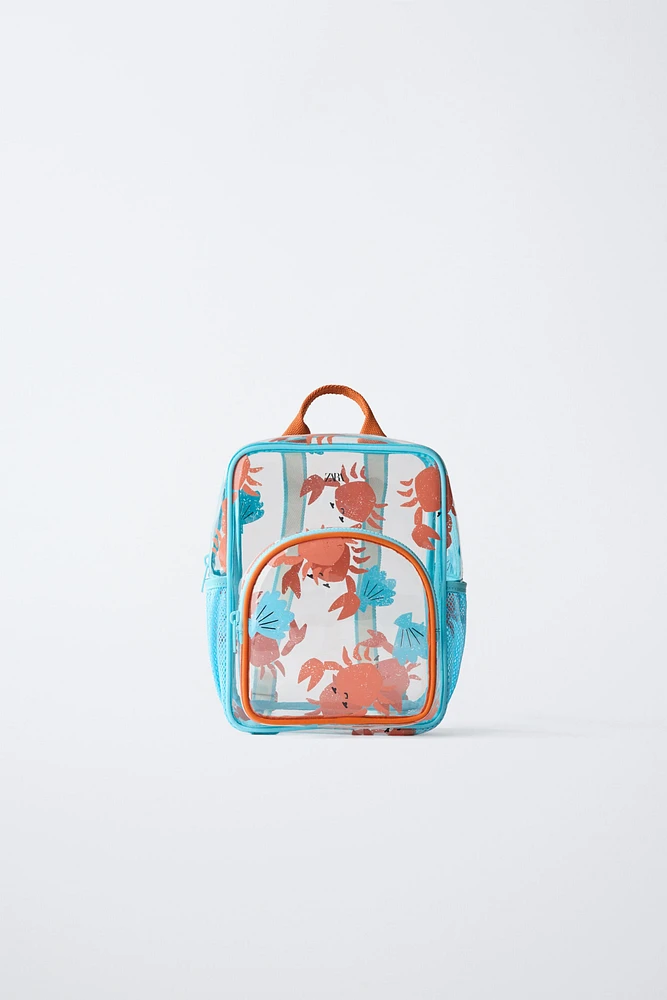 VINYL CRAB BACKPACK
