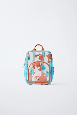 VINYL CRAB BACKPACK