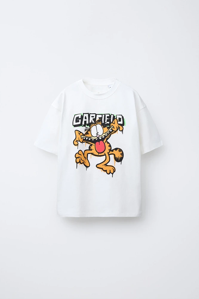 GARFIELD © PAWS INC PRINT T-SHIRT