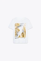 FOIL PRINT T-SHIRT