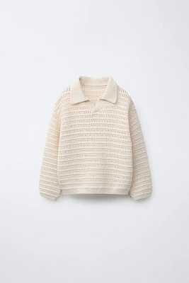 OPEN KNIT SWEATER