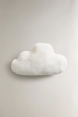 COUSSIN ENFANT NUAGE FAUSSE FOURRURE GAZE