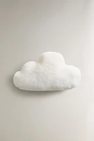 COUSSIN ENFANT NUAGE FAUSSE FOURRURE GAZE