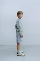 DENIM UTILITY SHORTS