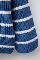 PULL EN MAILLE À RAYURES