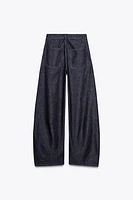 PANTALON DENIM TRF À PINCES
