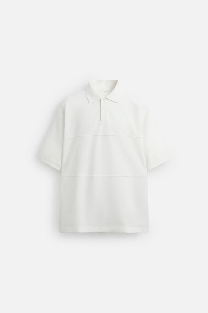 RELAXED FIT PIQUÉ POLO SHIRT