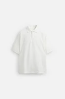 RELAXED FIT PIQUÉ POLO SHIRT
