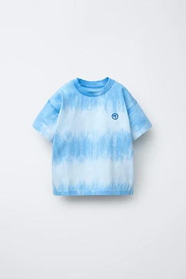 TIE-DYE EMBROIDERED T-SHIRT