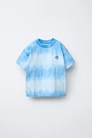 TIE-DYE EMBROIDERED T-SHIRT