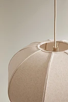 LARGE LINEN PENDANT LAMP