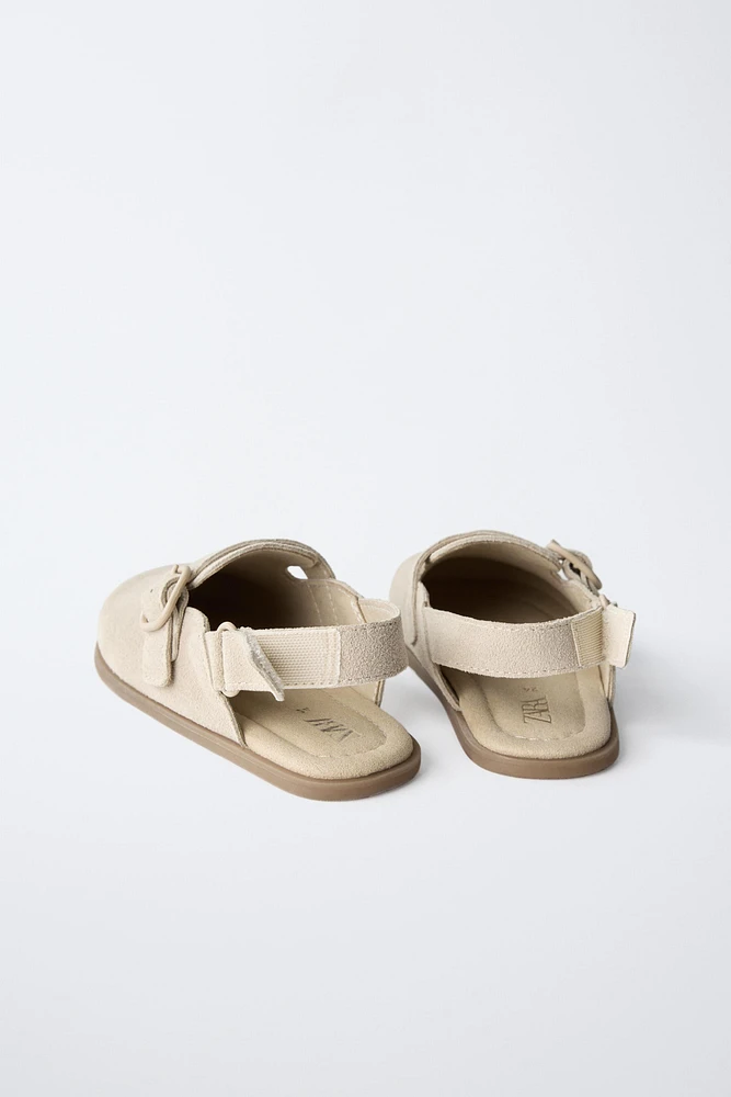 SABOTS EN CUIR