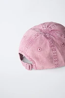 CASQUETTE EFFET DÉLAVÉ