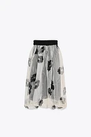 ZW COLLECTION PRINTED ORGANZA DRESS