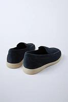 SUEDE BOAT SHOES