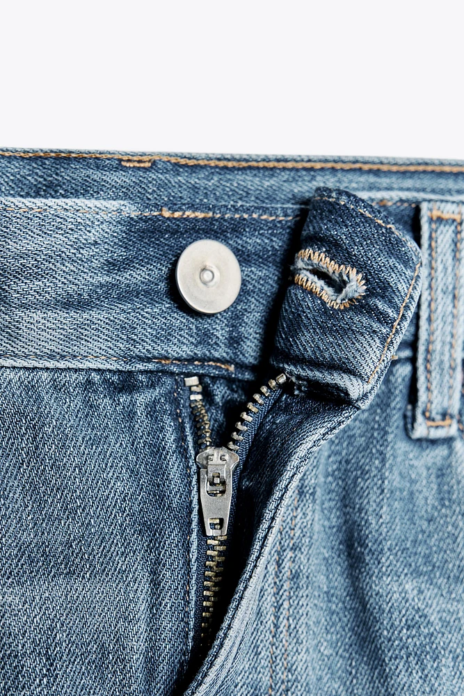 TRF BAGGY DENIM MINI SKIRT