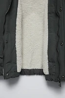 FLEECE BOMBER JACKET