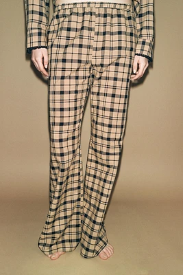 CHECKERED PAJAMA PANTS