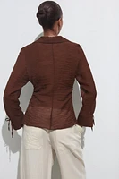 WRINKLED EFFECT SHIRT