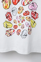 T-SHIRT IMPRIMÉ ROLLING STONES ©
