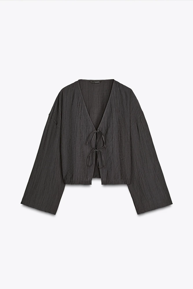 KIMONO EFFET PLISSÉ